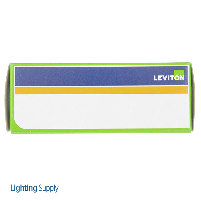 Leviton Lev-Lok Decora Plus Duplex Receptacle Outlet Heavy-Duty Industrial Spec Grade Smooth Face 20 Amp 125V Modular White (M1636-W)