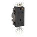 Leviton Lev-Lok Decora Plus Isolated Ground Duplex Receptacle Outlet Heavy-Duty Industrial Spec Grade Tamper-Resistant 20A/125V Modular Black (MT163-IGE)