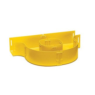 Leviton 4x4 Fiber Storage Loop Offset Yellow (S4FSL-OFF)