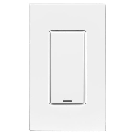 Leviton Lumina RF Decora 1-Button Multi-Function BLE Keypad With Room Controller And LED Feedback Functionality 120-277VAC 50/60Hz (DLDNK-1W)