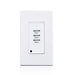 Leviton Low Voltage Pushbutton Station 3 Button-On/Off 1-Gang White (LVS-3W)