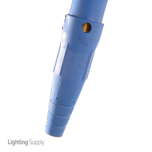 Leviton Male Plug Contact Cam-Type 400A Blue (16D24-BUB)