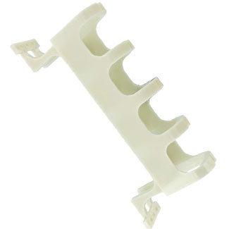 Leviton Wall-Mount Horizontal Cord Manager With Legs Ivory (41A10-HCM)