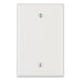 Leviton 1-Gang No Device Blank Wall Plate Midway Size Thermoplastic Nylon Box Mount White (PJ13-W)