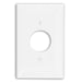 Leviton 1-Gang Single 1.406 Inch Hole Device Receptacle Wall Plate Midway Size Thermoplastic Nylon Device Mount Ivory (PJ7-I)
