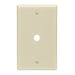 Leviton 1-Gang .406 Inch Hole Device Telephone/Cable Wall Plate Midway Size Thermoplastic Nylon Strap Mount Ivory (PJ11-I)