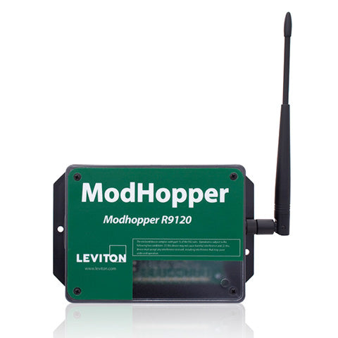 Leviton ModHopper Wireless transceiver Extended Range Power Supply Included (R9120-500)