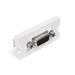 Leviton VGA HD15 Video Feedthrough MOS (Multimedia Outlet System) Module White (41293-HDW)