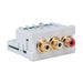 Leviton RCA Composite Video 110-Termination MOS (Multimedia Outlet System) Module White (41292-AEW)