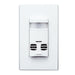 Leviton Manual On Multi-Technology Wall Box Vacancy Sensor With No Neutral Wire 120/208/220/230/240/277V 50/60Hz CEC Title 20/24 Compliant (OSSMT-GTW)