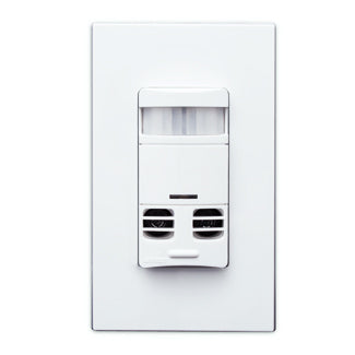 Leviton Manual On Multi-Technology Wall Box Vacancy Sensor With No Neutral Wire 120/208/220/230/240/277V 50/60Hz CEC Title 20/24 Compliant (OSSMT-GTI)