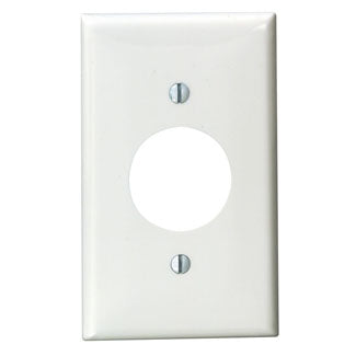 Leviton 1-Gang Single 1.406 Inch Hole Device Receptacle Wall Plate Standard Size Thermoplastic Nylon Device Mount Red an (80704-R)