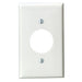 Leviton 1-Gang Single 1.406 Inch Hole Device Receptacle Wall Plate Standard Size Thermoplastic Nylon Device Mount White Familia (80704-W)