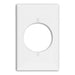 Leviton 1-Gang Flush Mount 2.15 Inch Diameter Device Receptacle Wall Plate Midway Size Thermoplastic Nylon Device Mount Gray (80728-GY)