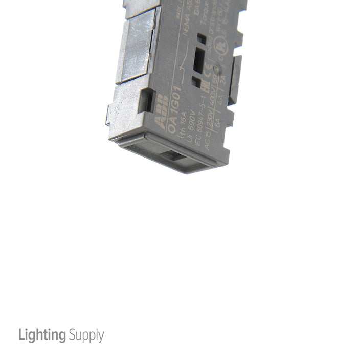 Leviton 30/60/80 Amp Non-Fused Auxiliary Contact Normal Closed Gray (AUXNC-NF)