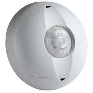 Leviton Low Voltage Occupancy Sensor Ceiling Mounted 450 Square Foot Coverage PIR Only High Density Fresnel Lens 24VDC Class II C-UL (OSC04-IAW)