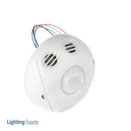 Leviton Occupancy Sensor Ceiling Mounted Multi-Technology 24VDC 35mA Power Consumption 1000 Square Foot 360 Degree (OSC10-M0W)