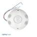 Leviton Occupancy Sensor Ceiling Mounted Multi-Technology 24VDC 35mA Power Consumption 1000 Square Foot 360 Degree (OSC10-M0W)