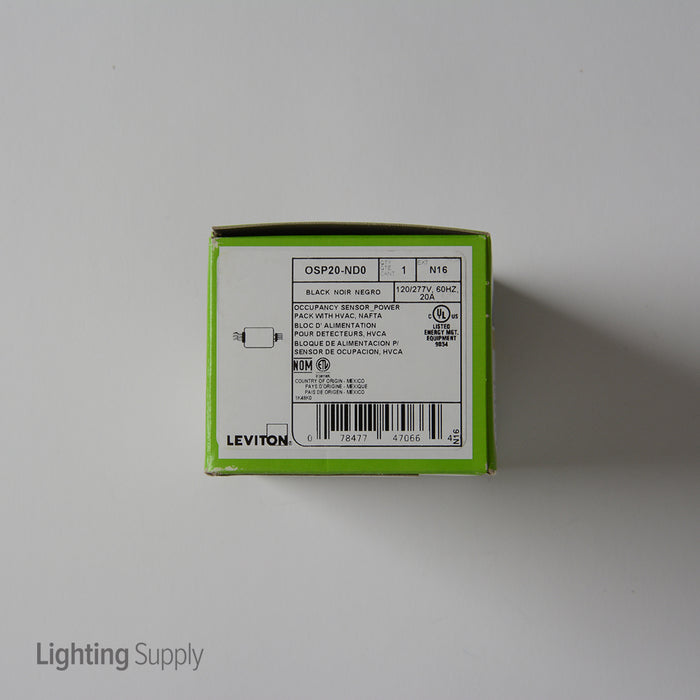 Leviton 20A Fluorescent /Incandescent At 120V 20A Fluorescent At 230-277V 1HP At 120V 2HP At 240V Power Supply Output 150mA (OSP20-ND0)