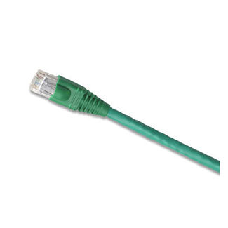 Leviton GigaMax 5E Standard Patch Cord CAT5e 10 Foot Green (5G460-10G)