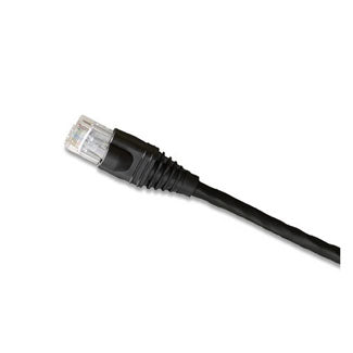 Leviton GigaMax 5E Standard Patch Cord CAT5e 5 Foot Black Designed To Be Used In CAT5e UTP Structured Cabling Systems(5G460-5E)