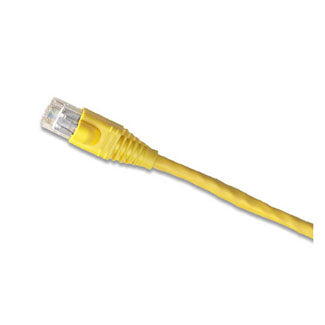 Leviton GigaMax 5E Standard Patch Cord CAT5e 5 Foot Yellow Designed To Be Used In CAT5e UTP Structured Cabling Systems(5G460-5Y)