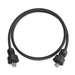 Leviton DuraPort Industrial Patch Cord Industrial Plug-To-Industrial Plug 10 Foot Length CAT6 Black (D6720-10E)