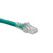 Leviton Atlas-X1 CAT6a SlimLine Boot Patch Cord 10 Foot Green (6AS10-10G)