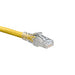 Leviton Atlas-X1 CAT6a SlimLine Boot Patch Cord 3 Foot Yellow (6AS10-3Y)