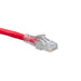 Leviton Atlas-X1 CAT6a SlimLine Boot Patch Cord 5 Foot Red (6AS10-5R)