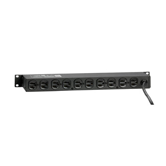 Leviton 120V 15 Amp Surge Protected 19 Inch Rack Mount No Switch And 5-15P Plug Data Sensitive 1440 Joules 330V Impulse Clamping (5500-15N)