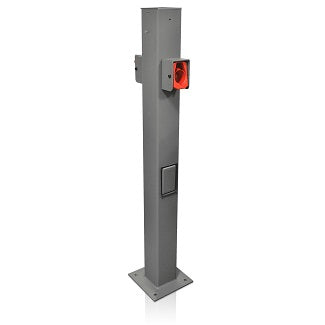 Leviton EV Pedestal Mounting Pole And Base For Use Only With Evr-Green EVR30-B1C-EVR40-B2C And EVR30-R2C Electric Vehicle Charging Stations (EVPED-2)