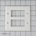Leviton 2-Gang Decora/GFCI Device Decora Wall Plate/Faceplate Midway Size Thermoset Device Mount White (80609-W)