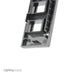 Leviton QuickPort Modular Furniture Faceplate 2-Port Black (49910-SE2)