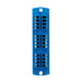Leviton SDX Precision Molded Plate Blue Single-Mode OS1/2 Quad LC 24 Fibers Zirconia Ceramic Sleeve (5F100-4LL)
