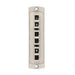 Leviton SDX Precision Molded Plate Beige 62.5/125um Multimode OM1 Duplex SC 6 Fibers Zirconia Ceramic Sleeve (5F100-6IC)