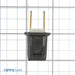 Leviton Plug Straight Blade Residential Grade 10 Amp 125V NEMA 1-15P 2-Pole 2-Wire Polarized Non-Grounding Brown (123-P)