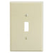 Leviton 1-Gang Toggle Device Switch Wall Plate Oversized Thermoset Device Mount Ivory (86101)