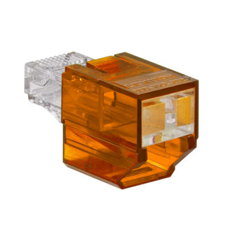 Leviton Port Blocker Secure RJ Orange - Transparent (SRJPB-O)