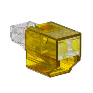 Leviton Port Blocker Secure RJ Yellow - Transparent (SRJPB-Y)