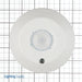 Leviton Occupancy Sensor With Integrated Photocell Line Voltage Dual Relay PIR Ceiling Mount 450 Square Foot 120-277V High Density Lens With Mid-Range Provolt (O2C04-IDW)