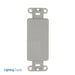 Leviton QuickPort Decora Multimedia Insert Grey (80414-GY)