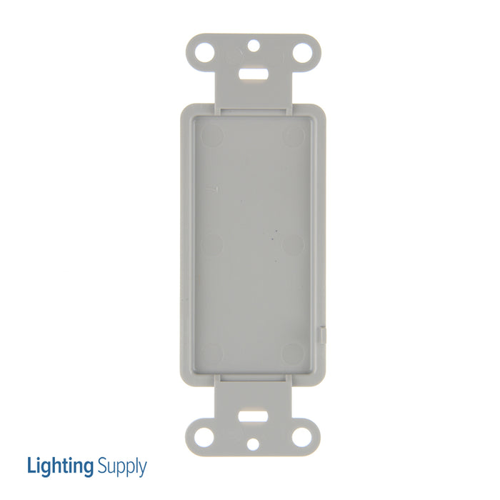 Leviton QuickPort Decora Multimedia Insert Grey (80414-GY)