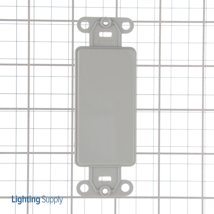 Leviton QuickPort Decora Multimedia Insert Grey (80414-GY)