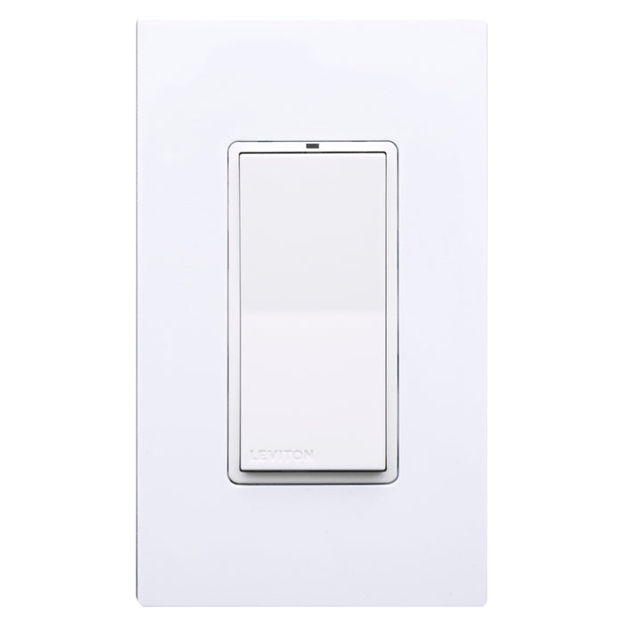 Leviton Renoir II Wall Plate 3 Wide Dimmers Standard Fins Removed Light Almond (AWP00-3T)