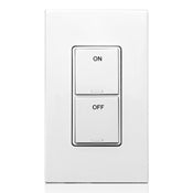 Leviton Renoir II Wall Plate 4 Wide Dimmers All Fins Remain On White (AWP0F-4W)