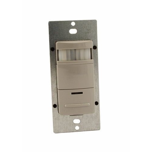 Leviton Renoir II Wall Plate For Use With 4 Narrow Dimmers Standard Fins Removed Gray (AWP00-40G)