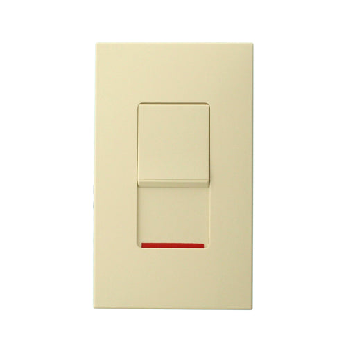 Leviton Renoir II Wall Plate For Use With 4 Narrow Dimmers Standard Fins Removed White (AWP00-40W)