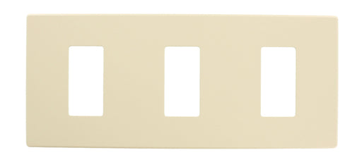 Leviton Renoir II Wall Plate 2 Narrow Dimmers And 4 Wide Dimmers Standard Fins Removed White (AWP00-24W)