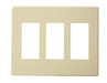 Leviton Renoir II Wall Plate 4 Narrow Dimmers And 1 Wide Dimmer All Fins Remain On Ivory (AWP0F-41I)